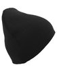 Pacific Headwear Basic Knit Beanie black ModelSide