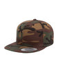 YP Classics Adult Flat Visor ClassicSnapback Cap camo ModelQrt