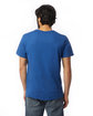 Alternative Men's Slub Crew T-Shirt royal blue ModelBack