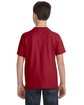 LAT Youth Fine Jersey T-Shirt garnet ModelBack