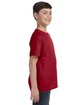 LAT Youth Fine Jersey T-Shirt garnet ModelSide