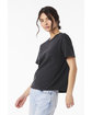 Bella + Canvas Ladies' 6oz Heavyweight T-Shirt dark grey ModelSide