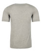 Next Level Apparel Unisex T-Shirt heather gray OFBack