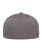 Flexfit Adult Premium 210 Fitted Cap grey ModelBack