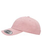 YP Classics Adult Low-Profile Cotton Twill Dad Cap pink OFSide