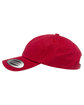 YP Classics Adult Low-Profile Cotton Twill Dad Cap cranberry OFSide