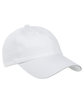 YP Classics Adult Low-Profile Cotton Twill Dad Cap white ModelSide
