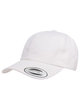 YP Classics Adult Peached Cotton Twill Dad Cap white OFFront
