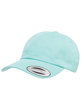 YP Classics Adult Peached Cotton Twill Dad Cap diamond blue OFFront