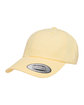 YP Classics Adult Peached Cotton Twill Dad Cap yellow ModelQrt