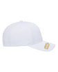 YP Classics Flexfit Recycled Polyester Cap white ModelSide