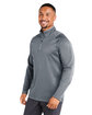 Puma Golf Men's Waffle Fleece Quarter-Zip slate sky ModelQrt