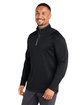 Puma Golf Men's Waffle Fleece Quarter-Zip puma black ModelQrt