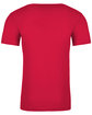 Next Level Apparel Men's Sueded Crew red OFBack