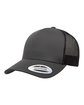 YP Classics Adult Retro Trucker Cap charcoal/ black ModelQrt