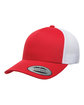 YP Classics Adult Retro Trucker Cap red/ white ModelQrt