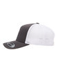 YP Classics Adult Retro Trucker Cap charcoal/ white ModelSide