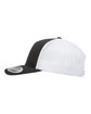 YP Classics Adult Retro Trucker Cap black/ white ModelSide