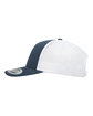 YP Classics Adult Retro Trucker Cap navy/ white ModelSide