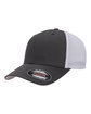 Flexfit Adult Trucker Cap charcoal/ white ModelQrt