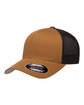 Flexfit Adult Trucker Cap caramel/ black ModelQrt