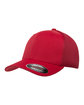 Flexfit Adult Ultrafibre and Airmesh Cap red ModelQrt