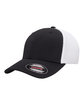 Flexfit Adult Ultrafibre and Airmesh Cap black/ white ModelQrt