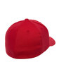 Flexfit Adult Pro-Formance Trim Poly Cap red ModelBack