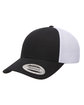 YP Classics Low Profile 2-Tone Trucker Cap black/ white ModelQrt