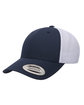 YP Classics Low Profile 2-Tone Trucker Cap navy/ white ModelQrt