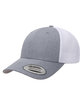 YP Classics Low Profile 2-Tone Trucker Cap heather/ white ModelQrt