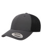 YP Classics Low Profile 2-Tone Trucker Cap charcoal/ black ModelQrt