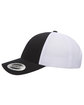 YP Classics Low Profile 2-Tone Trucker Cap black/ white ModelSide