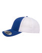 YP Classics Adult Retro Trucker Cap royal/ white ModelSide