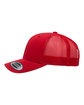 YP Classics Adult Retro Trucker Cap red ModelSide