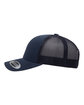 YP Classics Adult Retro Trucker Cap navy ModelSide