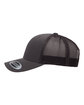 YP Classics Adult Retro Trucker Cap charcoal ModelSide