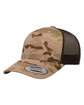 YP Classics Retro Trucker Multicam Snapback Cap mlticm arid/ brn ModelQrt