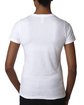 Next Level Apparel Ladies' CVC T-Shirt white ModelBack