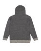 LAT Adult Harborside Melange French Terry Hooded Sweatshirt smoke melange ModelBack