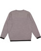 Live and Tell by LAT Adult Statement Fleece Crew Sweatshirt granite hth/ blk ModelBack