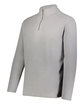 Augusta Sportswear Unisex Micro-Lite Fleece Quarter-Zip Pullover athletic grey ModelQrt