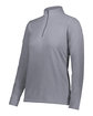 Augusta Sportswear Ladies' Micro-Lite Fleece Quarter-Zip Pullover graphite ModelQrt