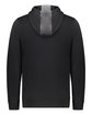 Augusta Sportswear Unisex Three-Season Fleece Hooded Pullover carbon hth/ blk ModelBack