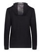 Augusta Sportswear Ladies' Three-Season Fleece Hooded Pullover carbon hth/ blk ModelBack