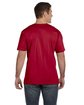 LAT Unisex Fine Jersey T-Shirt garnet ModelBack