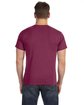 LAT Unisex Fine Jersey T-Shirt vintage burgundy ModelBack