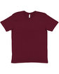 LAT Unisex Fine Jersey T-Shirt maroon FlatFront