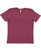 LAT Unisex Fine Jersey T-Shirt vintage burgundy FlatFront