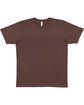 LAT Unisex Fine Jersey T-Shirt vin chocolate FlatFront